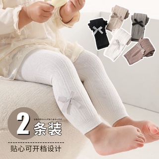 [Nhiều màu] Quần vớ không bàn đính nơ / hoa cực xinh xắn, hãng Nemo xuất Hàn, chất thun gân co giãn tốt - Bigbaby Shop