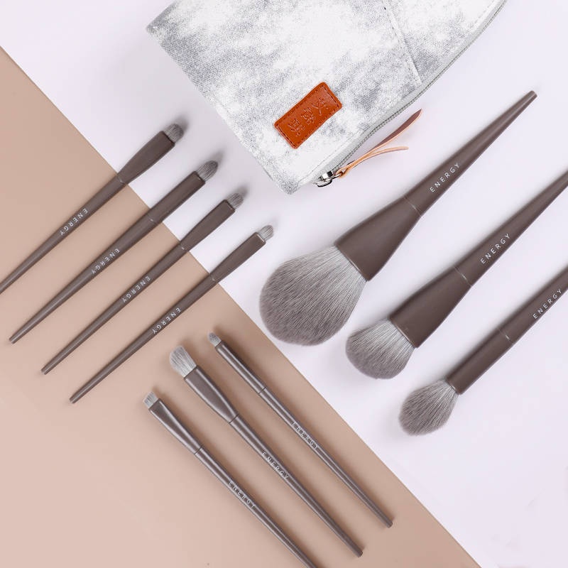 Aino Kiki Makeup Set Brush Eye Shadow Powder Powder Powder Blush High Gloss Kem che khuyết điểm Set Brush Full Set Brush | BigBuy360 - bigbuy360.vn