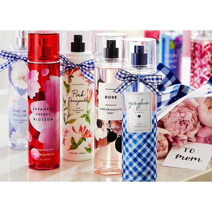 Body mist Gingham xịt thơm toàn thân