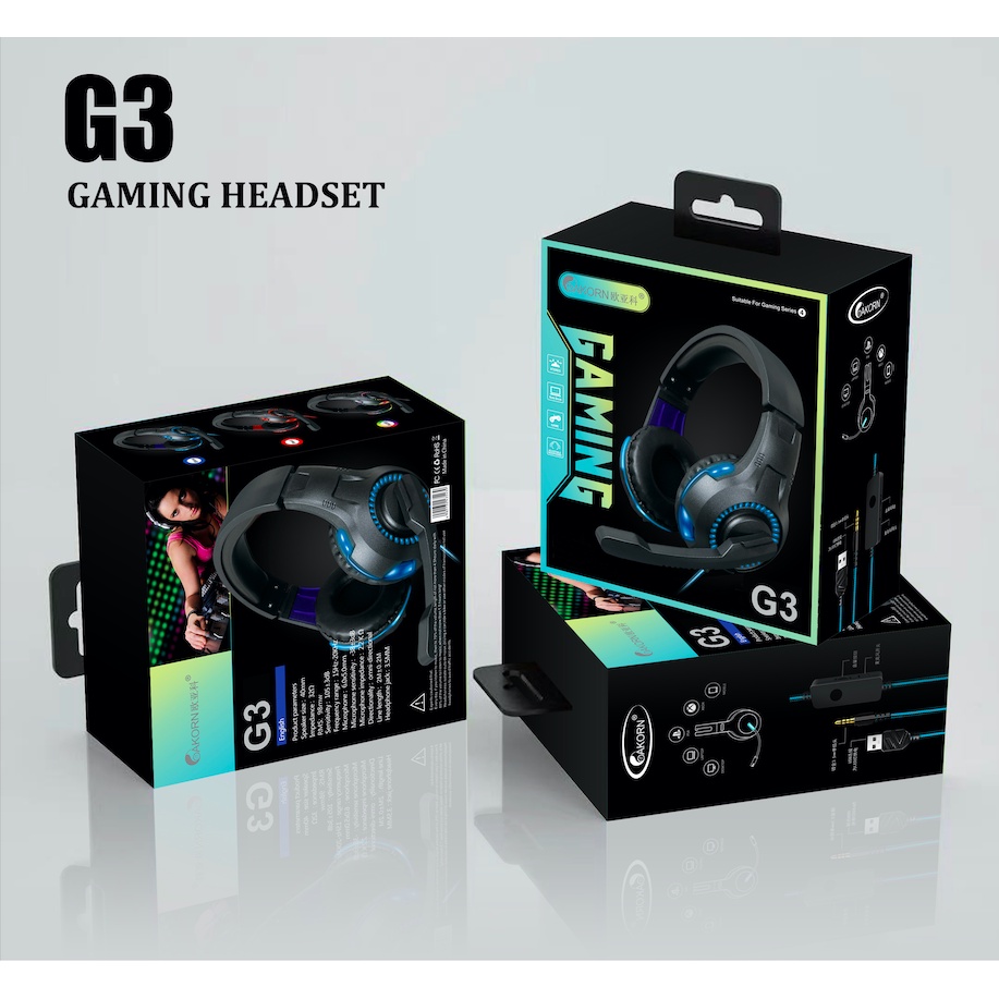 Tai nghe chụp tai chuyên game G3 chất lượng âm thanh cao