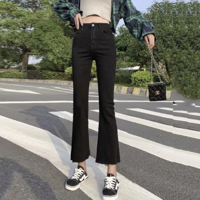 Quần bò loe rách gấu xuất dư siêu đẹp - QJ15 | BigBuy360 - bigbuy360.vn