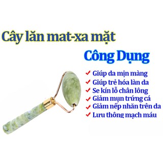Cây lăn massage mặt bằng đá 2019