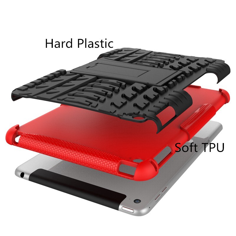 For [ Apple iPad Mini 4 ] Shockproof Tough Rugged Armor Hard Kickstand Back Tablet Case | BigBuy360 - bigbuy360.vn