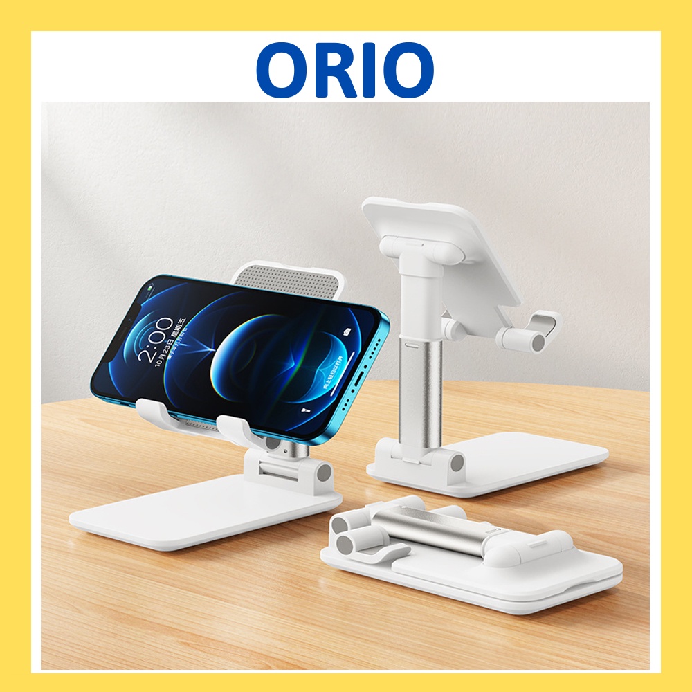Giá đỡ điện điện thoại để bàn xem video khung gấp gọn điều chỉnh đa năng - kẹp livetream K3 - Orio
