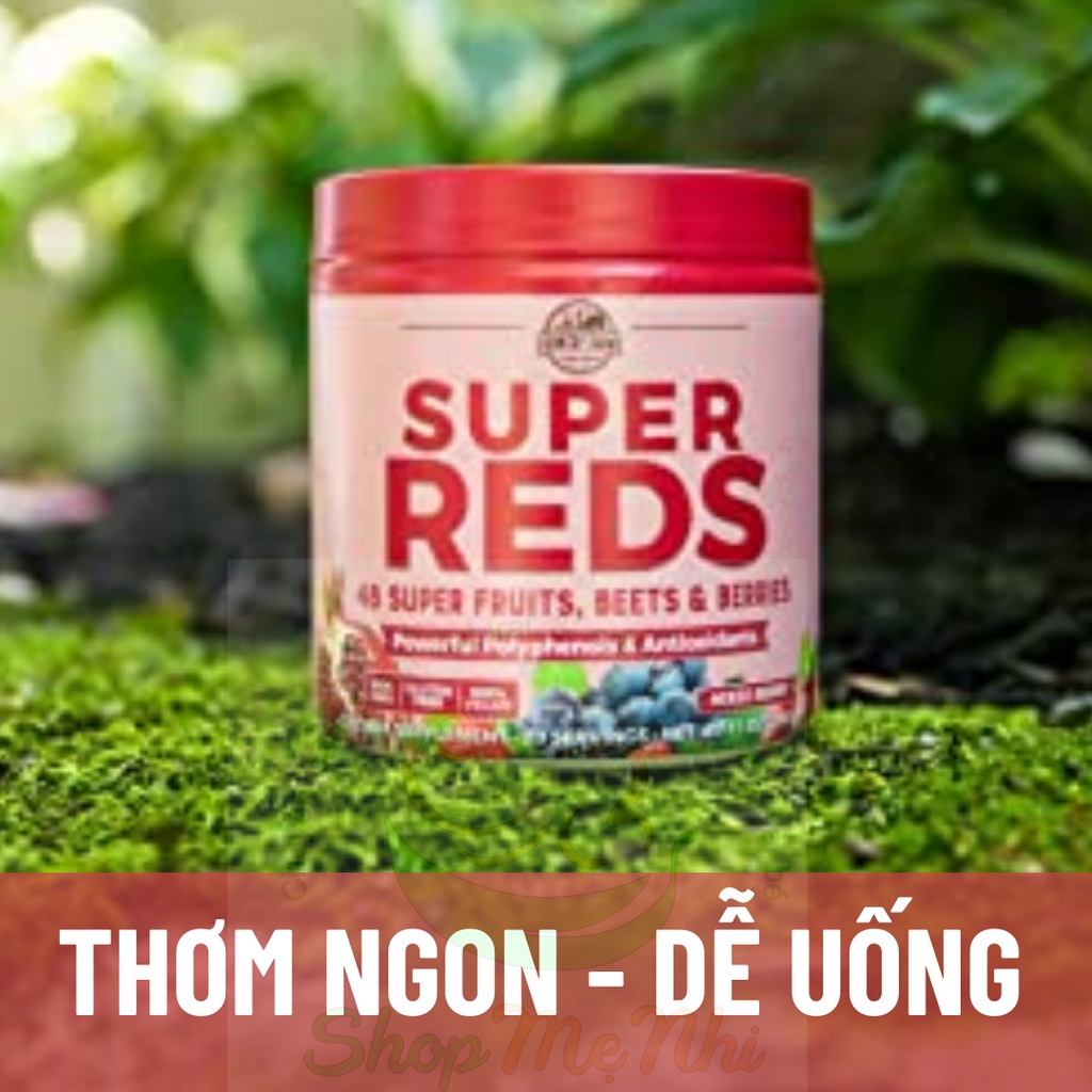 Bột 40+ siêu trái cây và quả mọng Country Farms Super Reds.