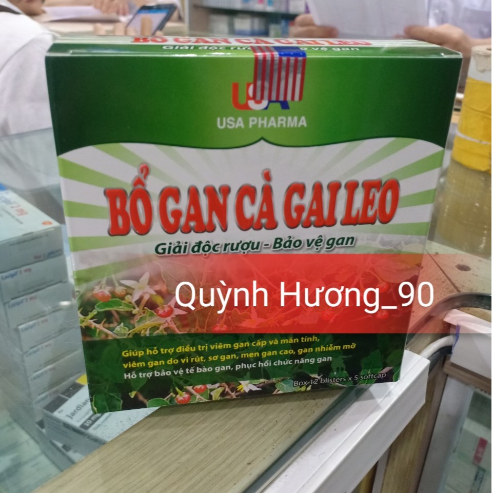 Viên uống BỔ GAN CÀ GAI LEO giúp bảo vệ gan,thải độc gan