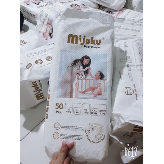 Bỉm Quần Mijuku 100XL