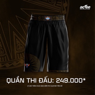 Quần Bóng Rổ Actee Hanoi Buffaloes Legacy Ediiton Đen