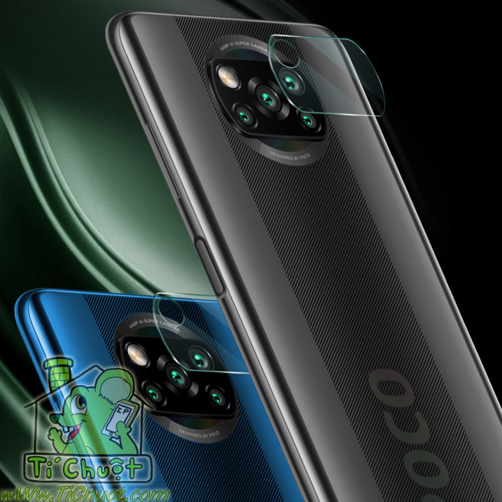 [Ảnh Thật] Kính CL chống trầy Camera Xiaomi Poco X3 NFC/ X3 Pro Cường Lực