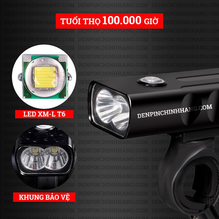Đèn pin xe đạp - BX2 BX3 T6