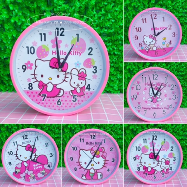 Đồng hồ treo tường Hello Kitty