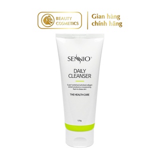 Sữa rửa mặt tạo bọt Sennio Daily Cleanser dịu nhẹ cấp ẩm dưỡng trắng da chính hãng Hàn Quốc 125ml SNO 823