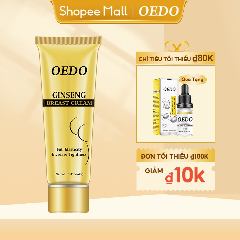 [Hàng Hot ] GIinseng Kem nâng ngực OEDO Massage Ngực se khít .tăng 3-5 size giảm chảy xệ sau sinh 40g | BigBuy360 - bigbuy360.vn