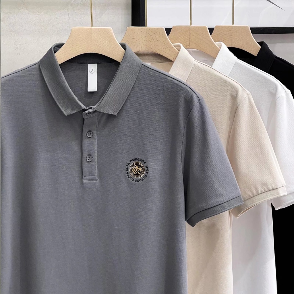 Áo Thun cotton Lanh Kiểu Xếp Ly Ngắn Tay Thời Trang Hè Mới 2022 Cho Nam