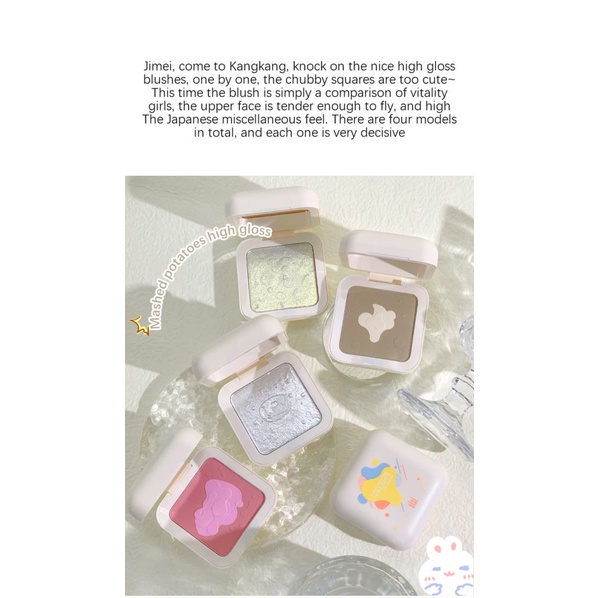 【COD】 XIXI Highlighter Blush All-in-one Palette Three-dimensional Facial Contouring Brightening Nose Shadow Eye Shadow Plate