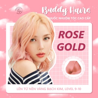 Thuốc nhuộm tóc ROSE GOLD, HỒNG CAM được tặng kèm 2 Thuốc tẩy tóc 100K v