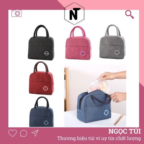 Túi xách hoặc túi vải đựng đồ đựng cơm giữ nhiệt tiện ích T1