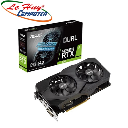 Card màn hình - VGA ASUS Dual GeForce RTX 2060 EVO 12GB GDDR6 (DUAL-RTX2060-12G-EVO)