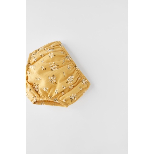 Set Váy Sơ Sinh Bé Gái Hoa Nhí Vàng ZR