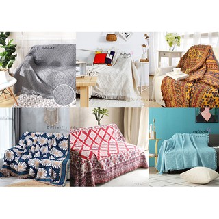 Khăn phủ , thảm , trải bàn trải sofa trang trí Vintage phong cách Bắc Âu