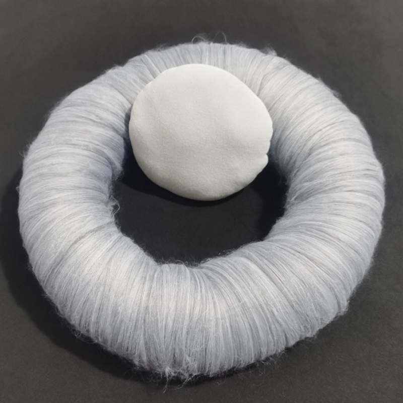 Set 2 Món Gối Tròn + Đệm Tròn Hỗ Trợ Chụp Ảnh Cho Bé Sơ Sinh