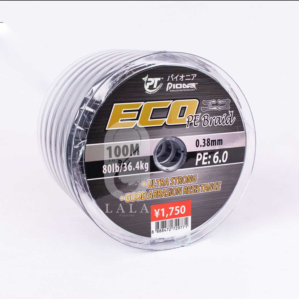 Dây bện câu cá Pioneer Eco Braid/dây dù siêu bền câu cá