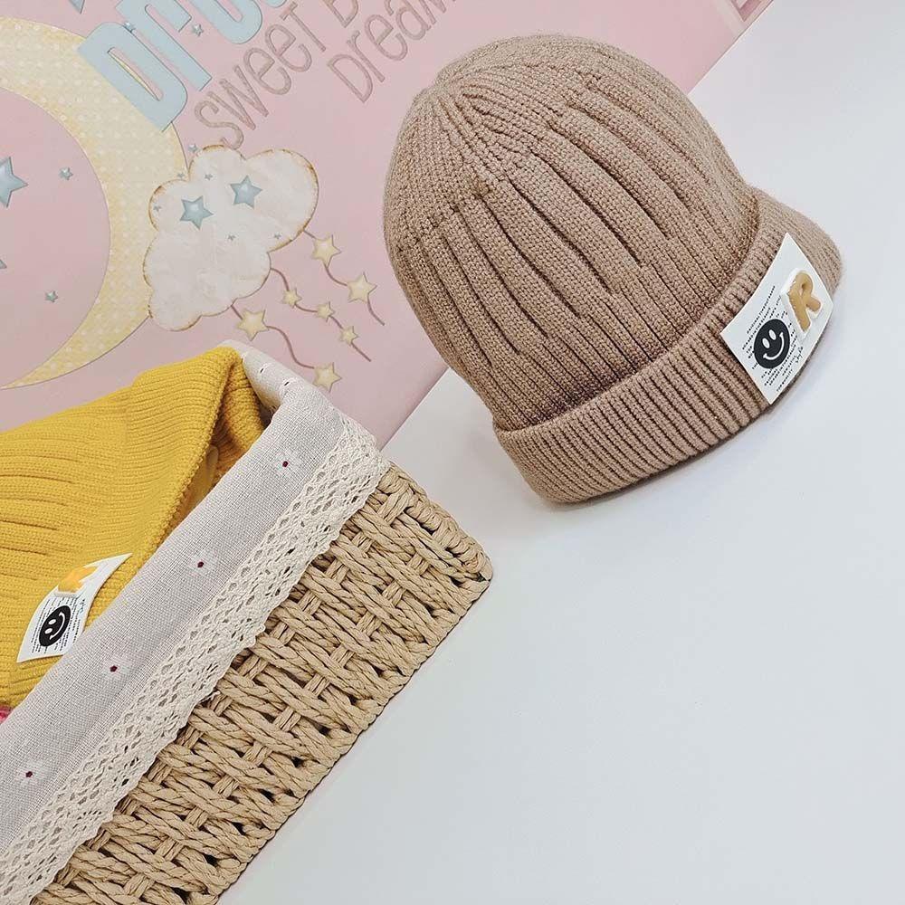 LAY Mũ Beanie Màu Sắc Đơn Giản Cho Bé