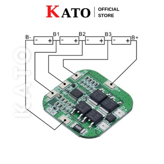 Mạch 4S bảo vệ pin Li-Ion 4S 14.8V / 16.8V 20A pin 18650 KATO-001