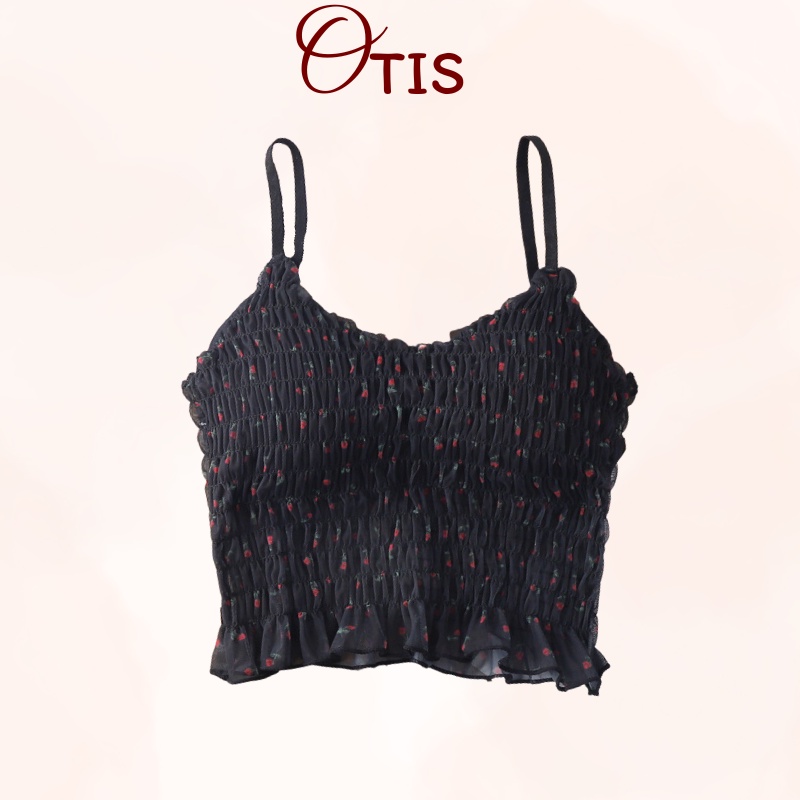 Áo Bra, Áo Croptop Cotton Phối Ren Hoa Quyến Rũ OTIS - T14