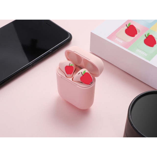 Tai Nghe Bluetooth Không Dây inpods i12 TWS cảm ứng combo vỏ ốp lưng bảo vệ bao đựng case - BELO