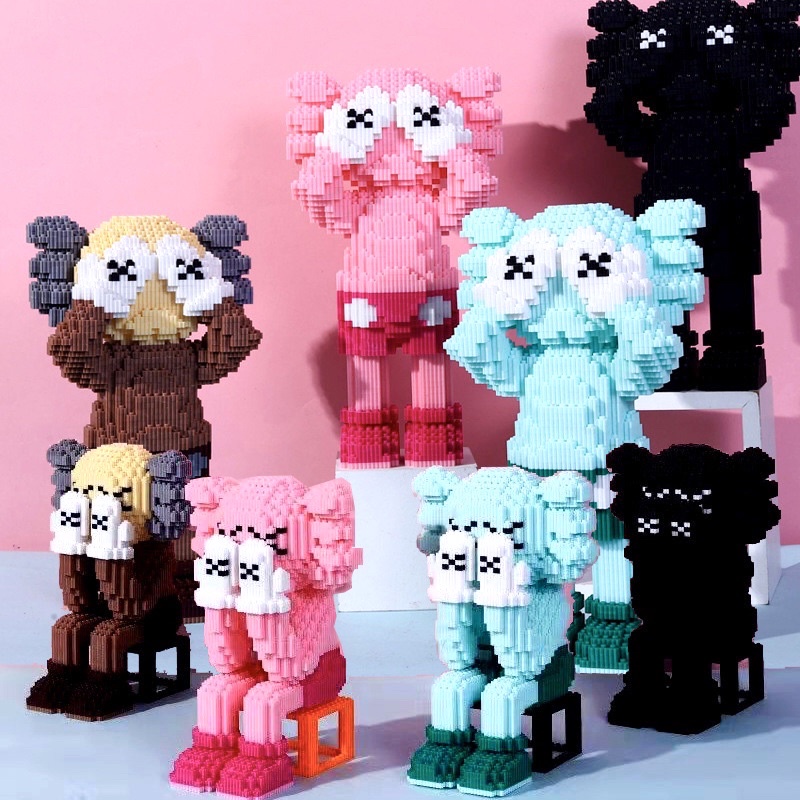 LEGO LẮP RÁP MÔ HÌNH KAWS CỠ LỚN MÔ HÌNH LẮP RÁP 3D
