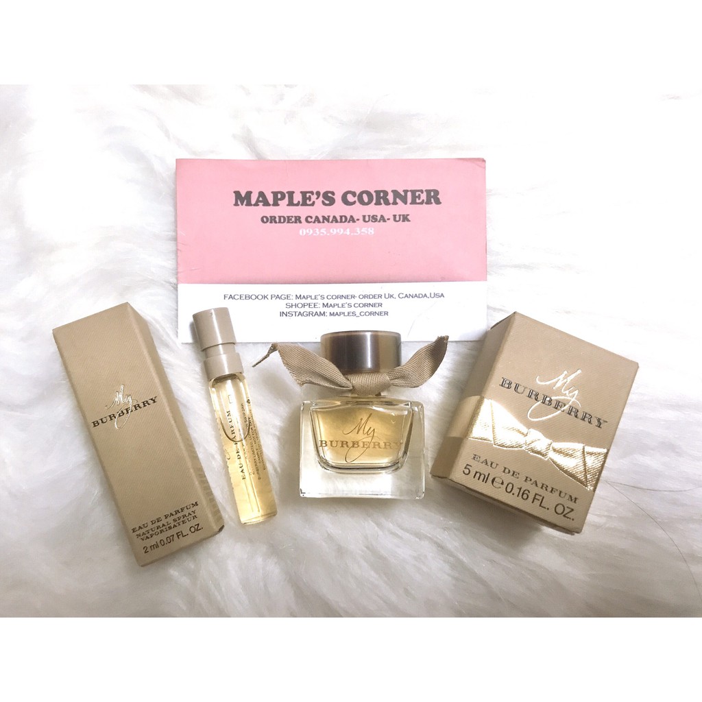 Nước Hoa Vial burberry My Burberry EDP