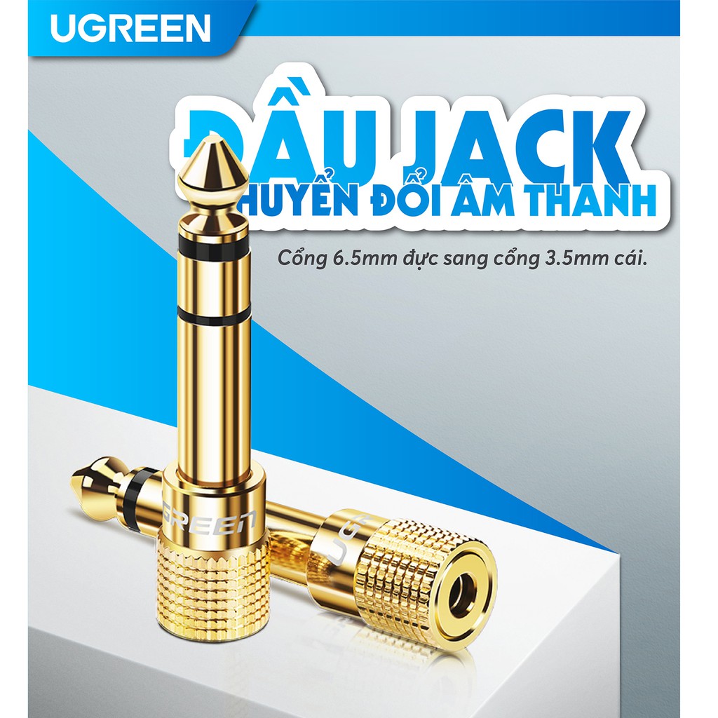 Đầu jack chuyển đổi âm thanh UGREEN 20503