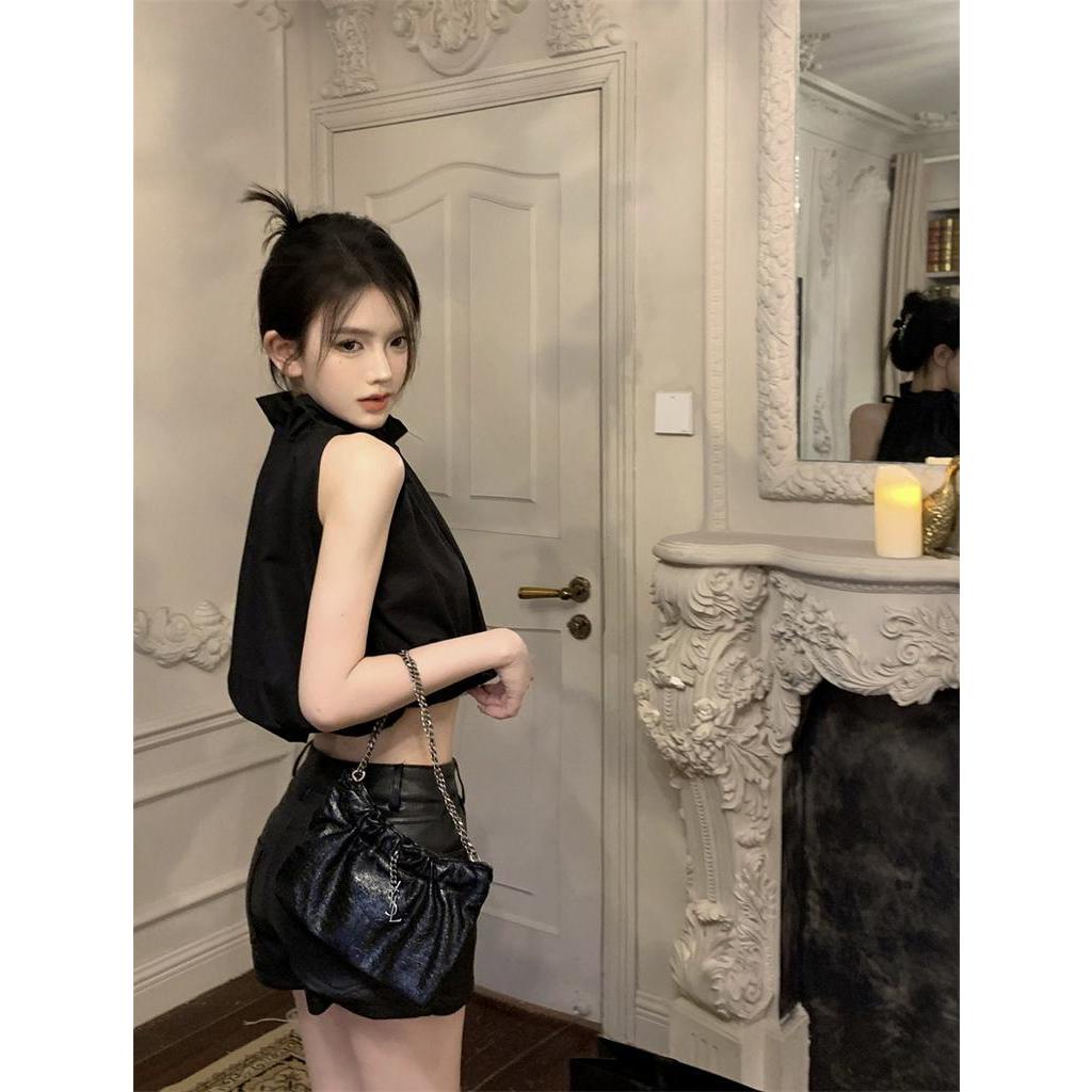 Áo Kiểu Dây Rút Họa Tiết Hoa Xinh Xắn Thời Trang Cho Nữ