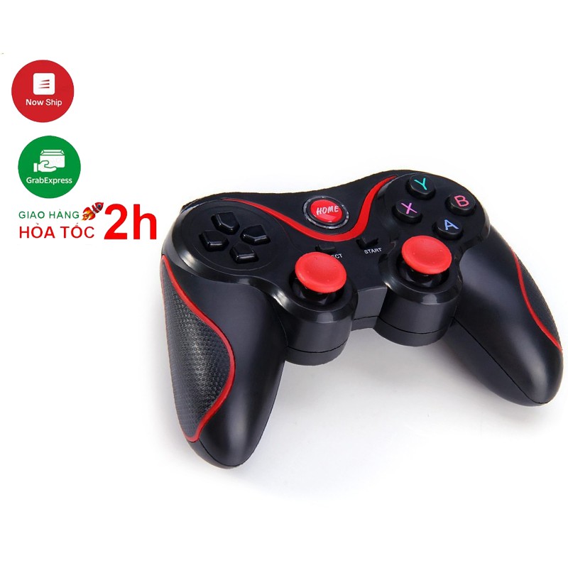 Tay cầm chơi game Bluetooth Terios X3 (Có giá đỡ ĐT+HÀNG CÓ SẴN)