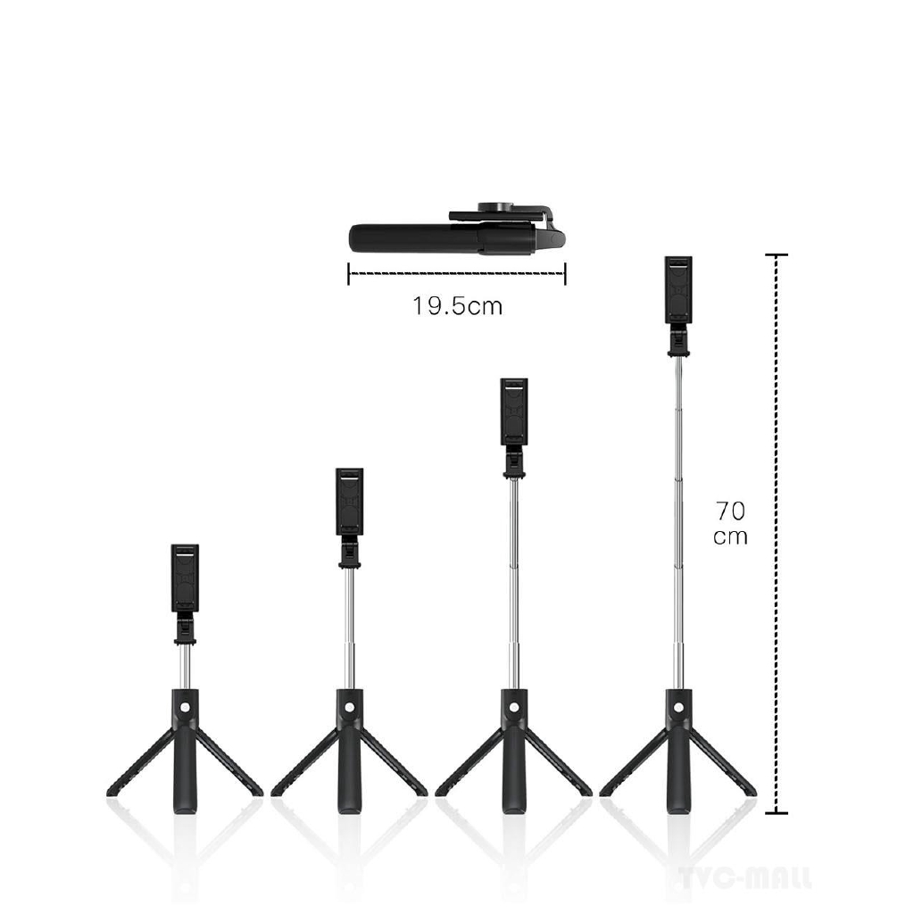 Chân Tripod Selfieshow K10 Kết Nối Bluetooth Điều Khiển Từ Xa | BigBuy360 - bigbuy360.vn