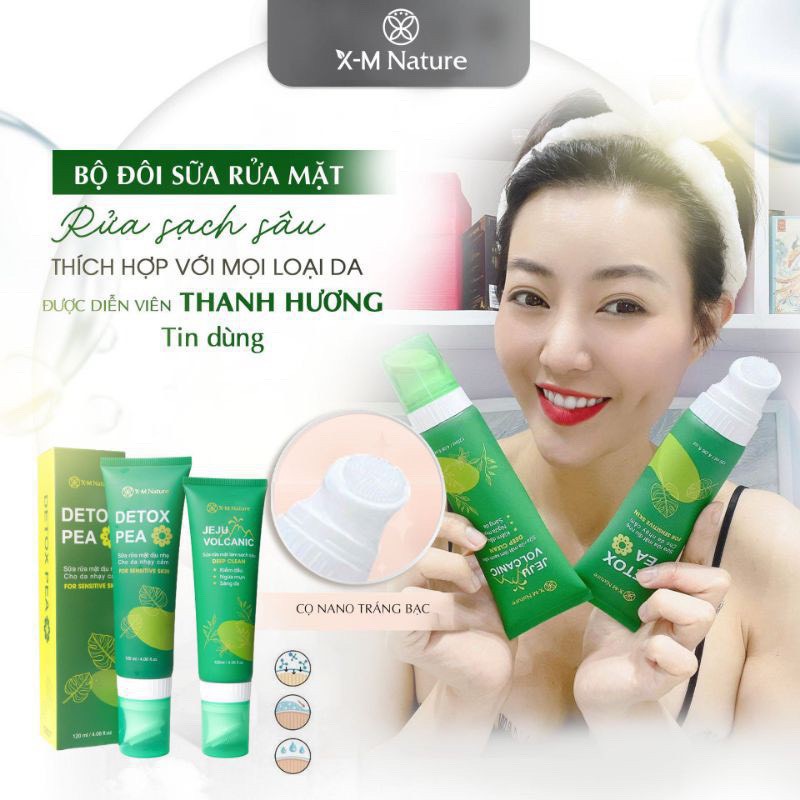 Sữa rửa mặt XM Nature, An nhiên sử dụng