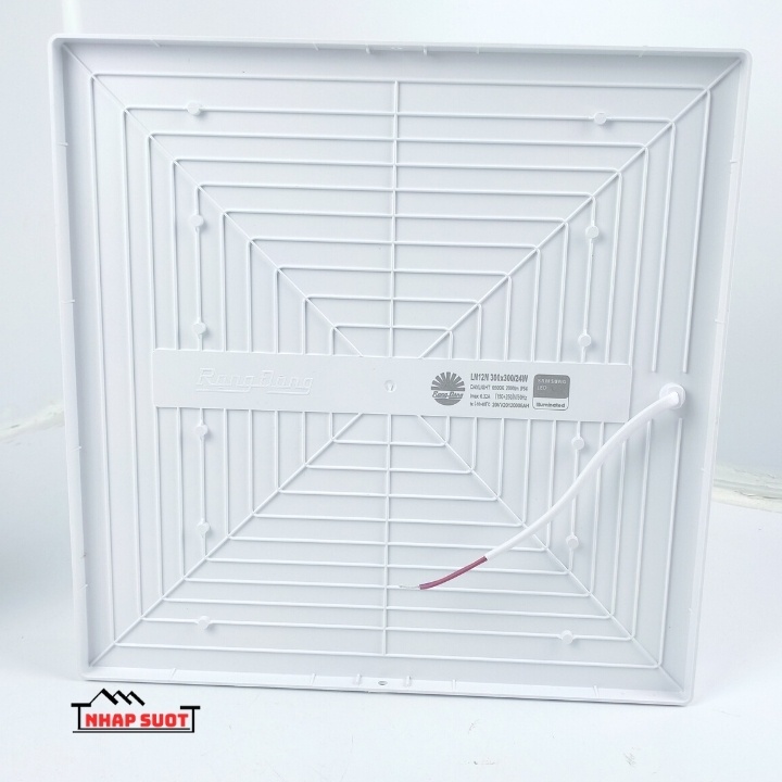 [Chính Hãng] Đèn Ốp Trần Nổi 24W Led Rạng Đông Tràn Viền Chống Ẩm IP54 (Vuông/Tròn) - LN12