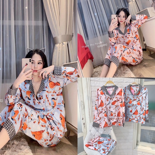 Bán sỉ bộ lụa pijama sang choảnh