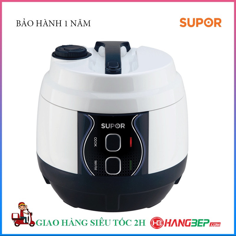 Nồi cơm nắp gài Supor 1.8 lít CFXB50YB13VN-CF-50 - Bảo hành chính hãng 1 năm (Xanh)