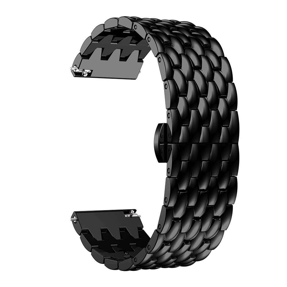 Dây Đeo Đồng Hồ Thông Minh Bằng Thép Không Gỉ Rộng 22mm Cho Xiaomi Mi Amazfit Gtr 47mm