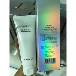 Sữa rửa mặt Enprani WhiteCell Foam Cleanser  SẠCH DA, SÁNG DA, DƯỠNG ẨM