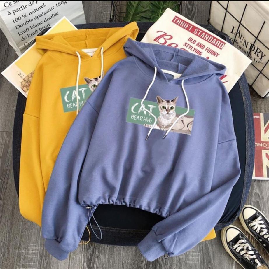 Áo crt mèo dài tay dây rút | BigBuy360 - bigbuy360.vn