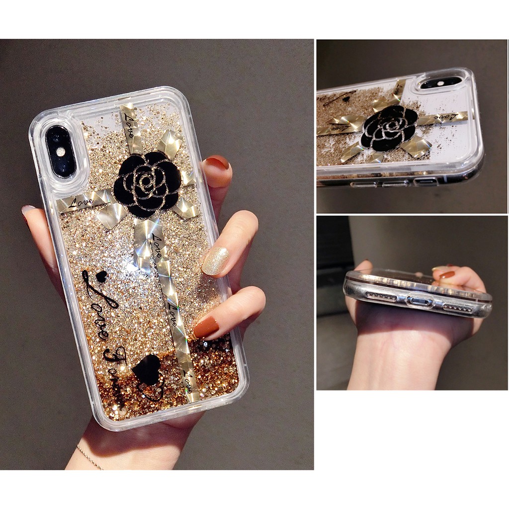 Ốp SAMSUNG Nhũ Chảy Hoa Trà J8/A6 Plus/A6+, A20/A30, A10, A50/A50s/A30s, J7 Pro, A750/A7 2018, A70