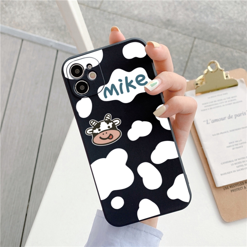 Ốp lưng iphone vuông bò mike 5/5s/6/6plus/6s/6splus/7/7plus/8/8plus/x/xr/xs/11/12/13/pro/max/plus/promax - Awifi P5-4