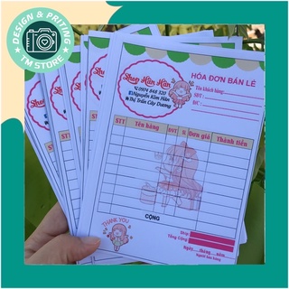 HOÁ ĐƠN, PHIẾU SHIP IN THEO YÊU CẦU