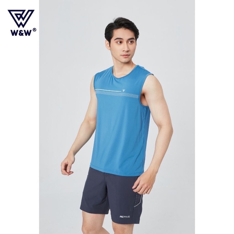 Áo Sát Nách Nam W&W Chất Vải Coolmax Cao Cấp, Siêu Thoáng Khí, Đanh Mịn Thoải Mái Trong Mọi Hoạt Động WTT14