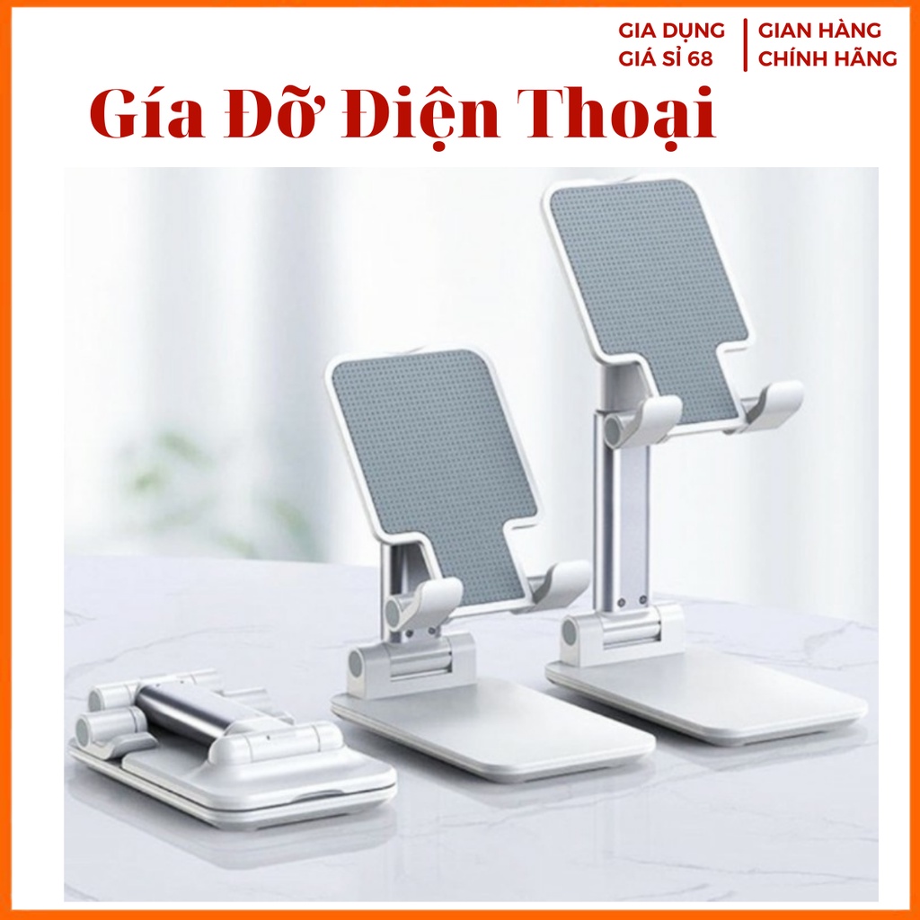 Giá Đỡ Điện Thoại 360, Khung Gấp Gọn Chắc Chắn Khi Để Điện Thoại, Góc Xoay Linh Hoạt, Hỗ Trợ Làm Việc Hay Học Tập