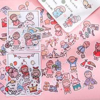 Gói sticker cô gái