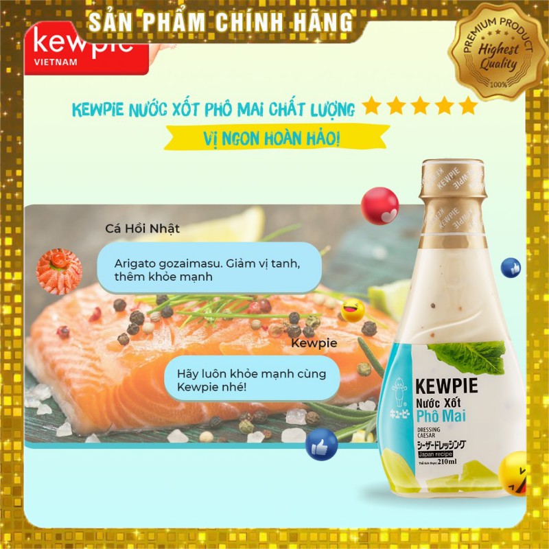 Xốt Salad Phô Mai Caesar Kewpie 210ml - Kewpie Dressing Caesar